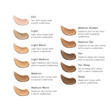 purlisse Ageless Glow Serum BB Cream SPF 40 : Clean & Cruelty-Free, Full & Flawless Coverage, Hydrates with Collagen | Light 1.4oz