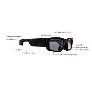 Vuzix Blade Smart Glasses with Streaming and Alexa