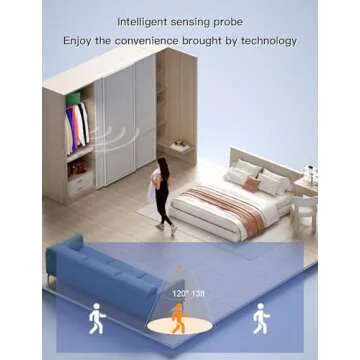 Under Cabinet Lighting（2 Pack）, Rechargeable Battery Operated 52 LED 3 Color Lights, Motion Sensor Light Indoor, Dimmable Night Light, Closet Lights for Kitchen Wireless,Stick-On Cabinet Lights.