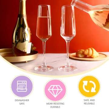 Elegant Champagne Flutes Set of 12 for All Occasions