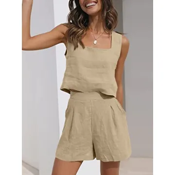 Trendy Queen 2 Piece Outfits Matching Sets Summer 2024