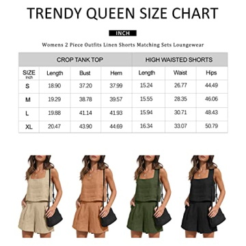 Trendy Queen 2 Piece Outfits Matching Sets Summer 2024