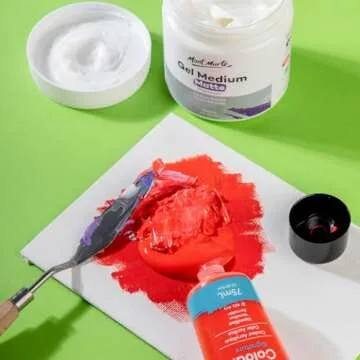 Mont Marte Premium Gel Medium Matte 8.5oz (250ml), Suitable for Acrylic Paints