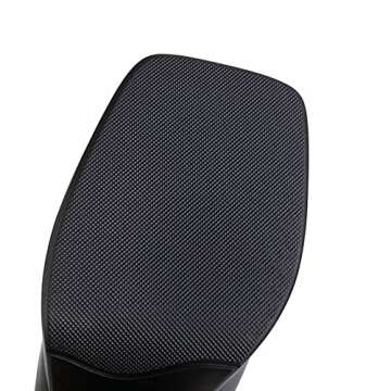 JINFAXIE Women's Knee High Gogo Boots Square Toe Strech Platform Chunky Heel Tall Boots (8.5, Black)