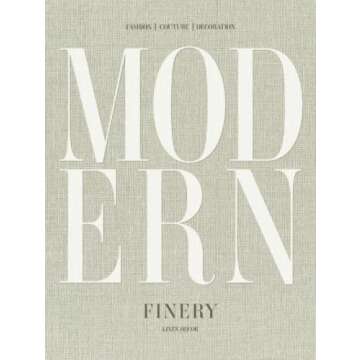 Modern Finery - Linen Decorative Books for Home Design