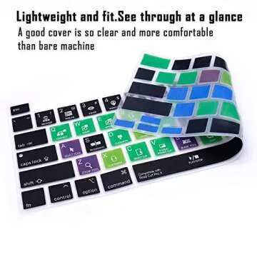 MMDW Final Cut Pro X Silicone Keyboard Cover for MacBook Pro