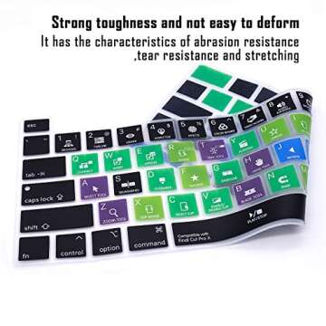 MMDW Final Cut Pro X Silicone Keyboard Cover for MacBook Pro