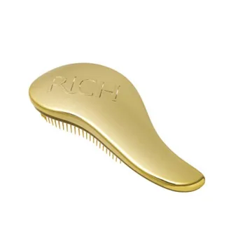 RICH by Rick Ross Luxury Beard & Hair Brush In Gold