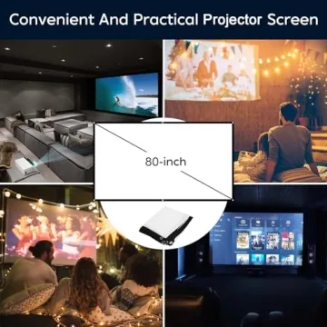 TMY Mini Projector 1080P Full HD Bluetooth Portable Cinema