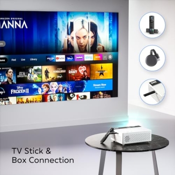 TMY Mini Projector 1080P Full HD Bluetooth Portable Cinema