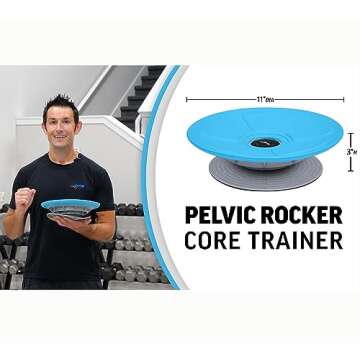 OPTP Pelvic Rocker Core Trainer – Balance Disc for Core Stability, Pelvic Floor Training, and Ab E...