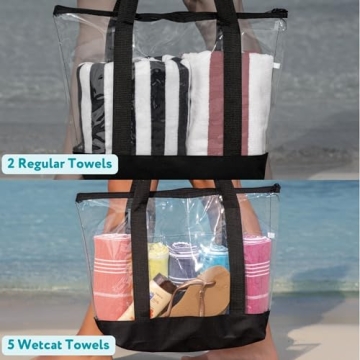 WETCAT Oversized Turkish Beach Towel - Quick Dry & Lightweight