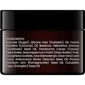 Brooklyn Botany Lip Scrub - Gentle Exfoliator for Hydrated Lips