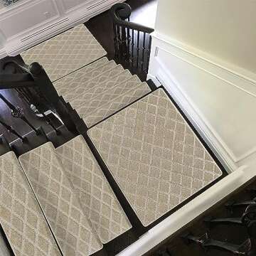PURE ERA Bullnose Stair Treads Tape Free Non-Slip Design