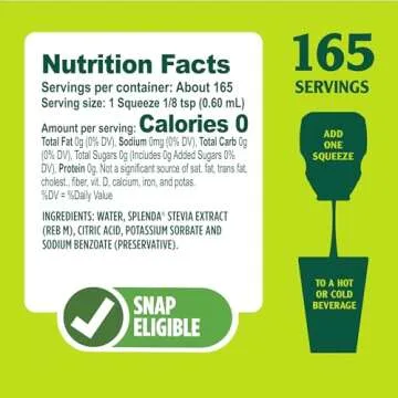 SPLENDA Stevia Liquid Zero Calorie Sweetener Drops, 1.68 Ounce Bottle (Pack of 1)