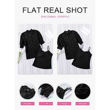 Elegant Dokotoo Summer Lace Blouse for Women