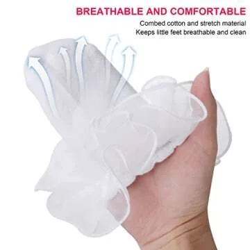 Teaaha Ruffle Socks for Girls 6-8 Years Stylish Comfort