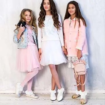 Teaaha Ruffle Socks for Girls 6-8 Years Stylish Comfort