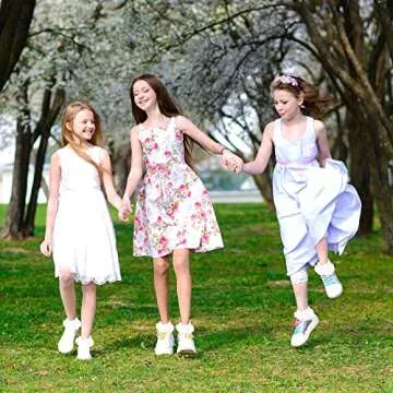 Teaaha Ruffle Socks for Girls 6-8 Years Stylish Comfort