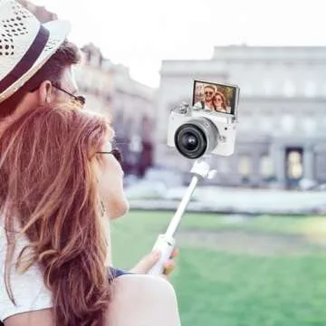 Mini Portable Camera Tripod, for iPhone/Samsung/Google Smartphone Clamp/Action Cam, Lightweight, White Handle Travel Tripod, 1/4" Screw Mini Vlog Camera Table Tripod Photography Accessories