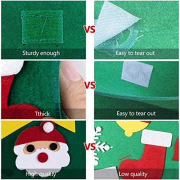 HBlife 3ft Felt Christmas Tree Interactive Kids Decor