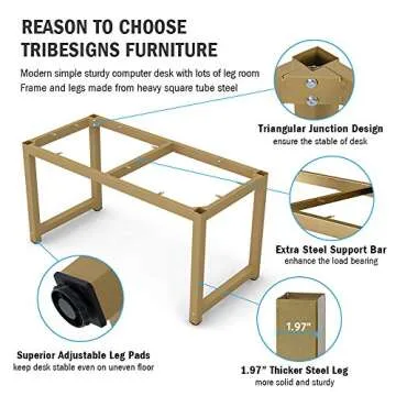Tribesigns Modern Computer Desk for Home Office