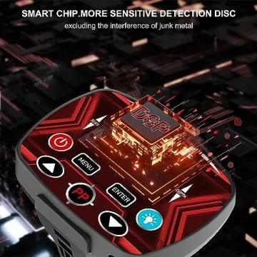 2025 Huntermax Metal Detector with IP68 Waterproof Coil