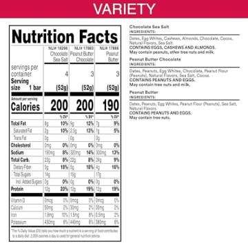 RXBAR Protein Bars - Protein Snacks Variety Pack (10 Count)