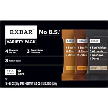 RXBAR Protein Bars Variety Pack for Healthy Snacking