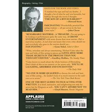 Michael Caine - Acting in Film: An Actor's Take on Movie Making (The Applause Acting Series) Revised...