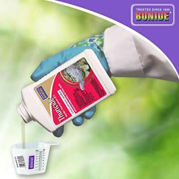 Bonide Thuricide BT Concentrate, 8 oz Ready-to-Mix Solution for Caterpillar, Moth and Worm Control in Lawn and Garden