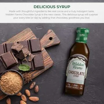 Walden Farms Chocolate Syrup - Calorie-Free, Sugar-Free Delight for All Desserts