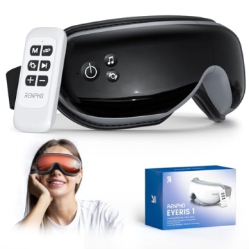 RENPHO Eyeris1 Eye Massager with Heat & Remote for Ultimate Relaxation