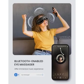 RENPHO Eyeris1 Eye Massager with Heat & Remote Relaxation