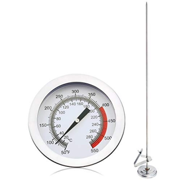 Efeng Candy Thermometer - 15" Probe for Frying & Cooking
