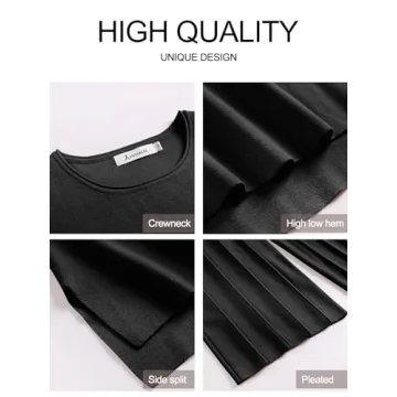 ANRABESS Women 2-Piece Lounge Set Trendy Comfortable Outfit