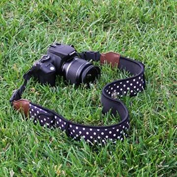 USA GEAR TrueSHOT Neoprene Camera Strap for Photographers