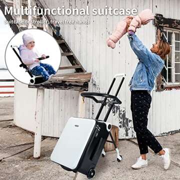 LemoHome Ride-on Suitcase and Child Seat For Travel