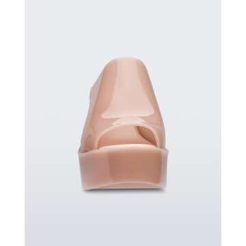 Melissa Mule Slip-On Jelly Heels for Women - Open-Toed, Stylish Heeled Clog, Comfortable Chunky Slip...