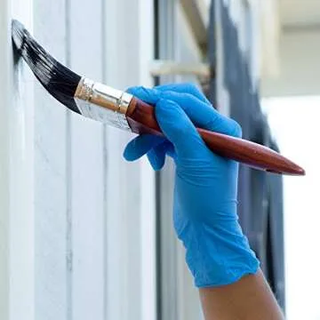 X3 Industrial Blue Nitrile Gloves, Box of 200, 3 Mil, Size Medium, Latex Free, Powder Free, Textured, Disposable, Non-Sterile, Food Safe, X3D44100BX