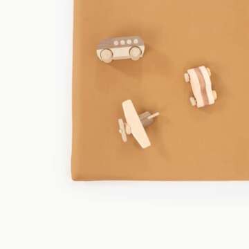 Gathre Premium Padded Baby Changing Mat (16 x 30 x 1.5 inches) Foldable, Wipeable & Water Resistant Bed Pad for Infant Changing Table | Portable Diaper Changing Station for Home & Travel Use (Camel)