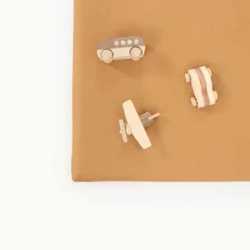 Gathre Premium Padded Baby Changing Mat (16 x 30 x 1.5 inches) Foldable, Wipeable & Water Resistant Bed Pad for Infant Changing Table | Portable Diaper Changing Station for Home & Travel Use (Camel)