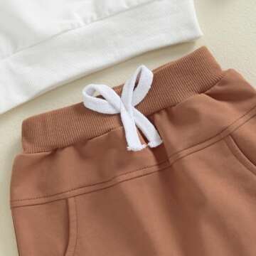 YOKJZJD Baby Boy First Birthday Outfit One Football Sweatshirt Long Sleeve T-Shirt Pants Set Fall 1 Year Old Birthday Clothes