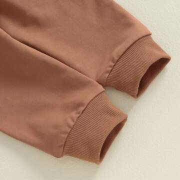 YOKJZJD Baby Boy First Birthday Outfit One Football Sweatshirt Long Sleeve T-Shirt Pants Set Fall 1 Year Old Birthday Clothes