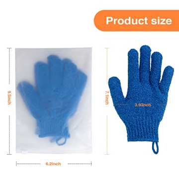 Exfoliating Bath Gloves Spa Massage for Healthy Skin