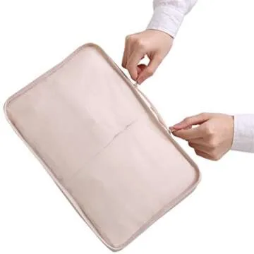 JJ POWER Travel Packing Cubes Organizers 3 Set for 20 inches Suitcase (3 set beige)