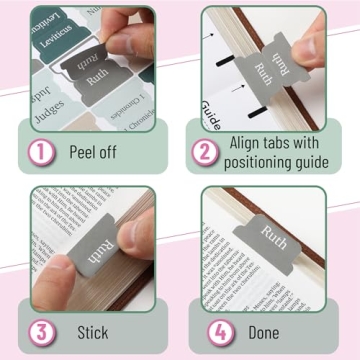 Mr. Pen Bible Tabs - 75 Laminated Index Tabs for All Bibles