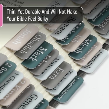 Mr. Pen Bible Tabs - 75 Laminated Index Tabs for All Bibles