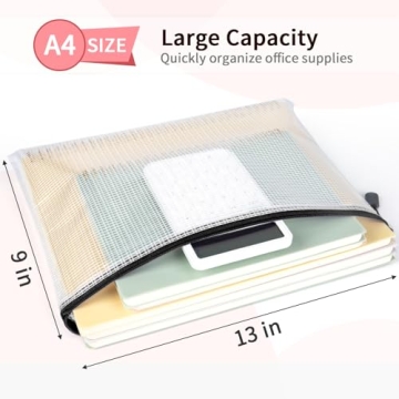 Umriox Zipper Pouches - Organize Documents & Crafts