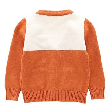 Moonnut Baby Boys Cardigan Long Sleeve Sweaters with Pockets Knit Outwear 1-5 Years Kids